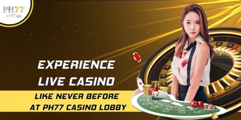 Sảnh casino trực tuyến 789club với các bàn chơi và dealer